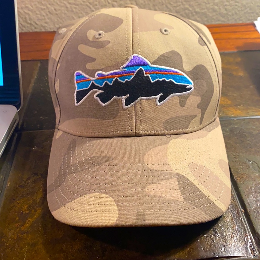 Patagonia Trout Fitzroy flex-fit cap-camo-sm/med